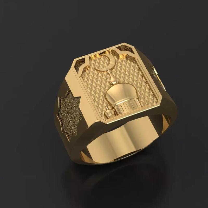 Mosque muslim ring