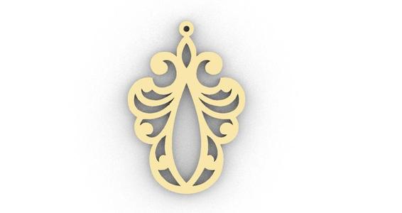 Florentine drop PENDANT