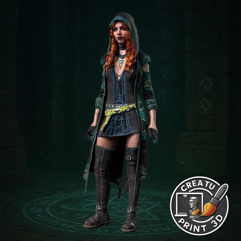 Mikaela Reid skin Dead by Daylight 3D Printable Model / Mikaela Reid Dead by Daylight 3D Printable Model