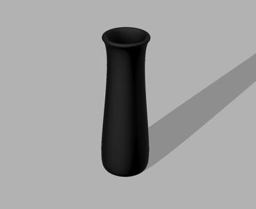 Elegant Curved Vase - Smooth 3D Printed Home Decor