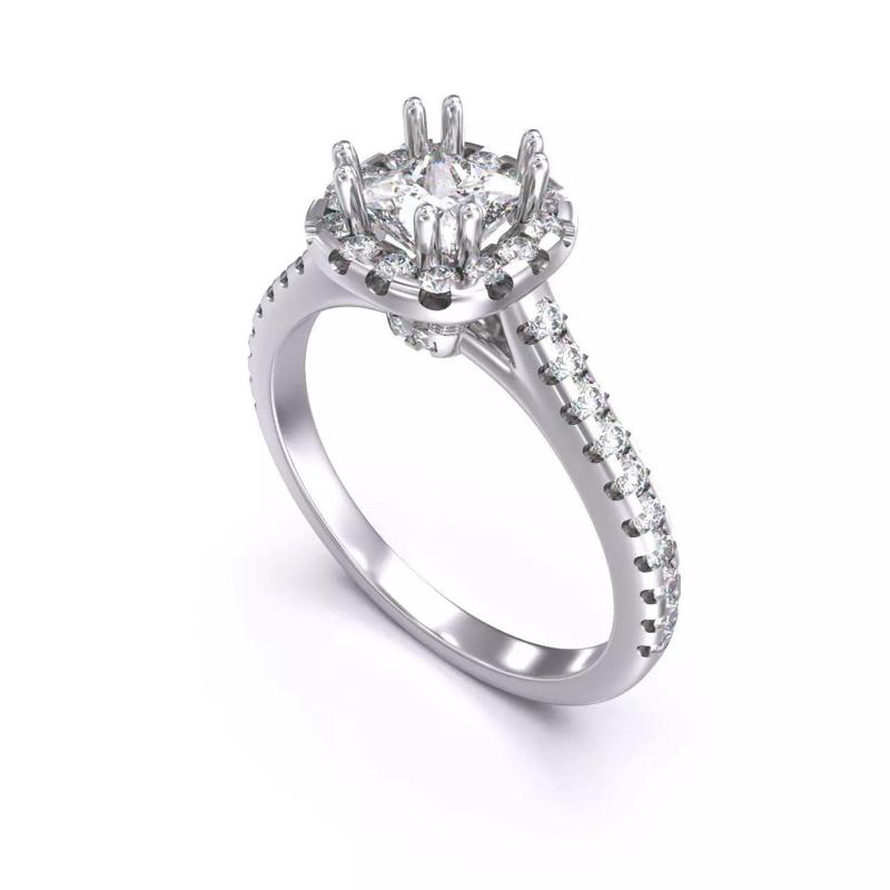 CJC7019 Ladies womans womens diamond ruby emerald Rings