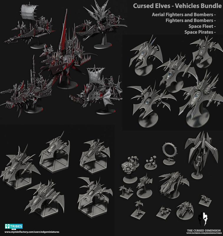 Cursed Elves - Vehicles Bundle
