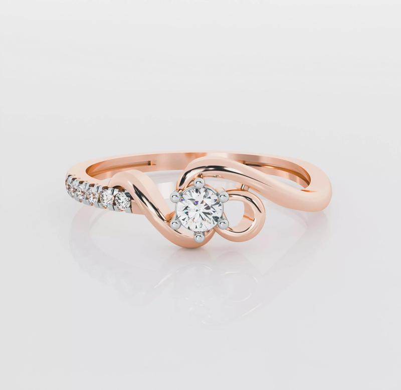 Italian diamond ring