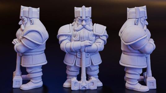 Stone Warrior - Dwarf Lord (DND / TTRPG)
