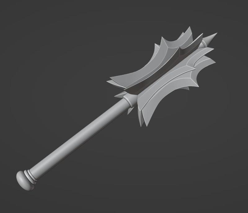 Pike Trickfoot Mace and Shield The legend of vox machina