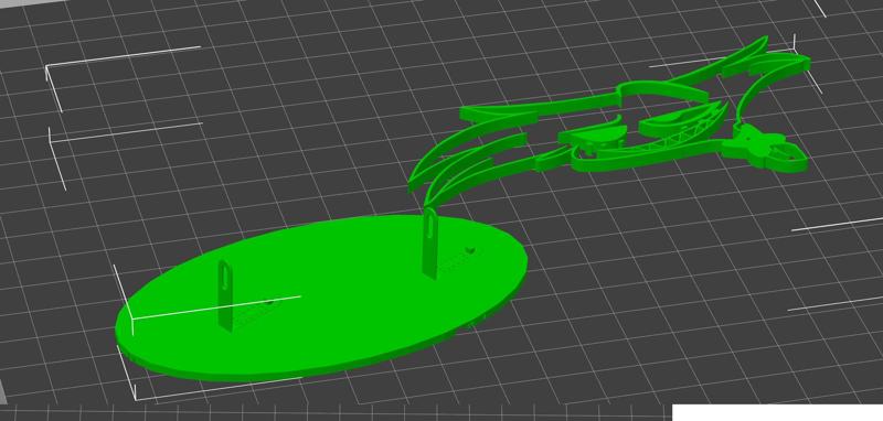 Hazbin Hotel Angle Dust barrette