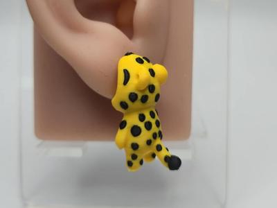 Leopard Chomper Earrings
