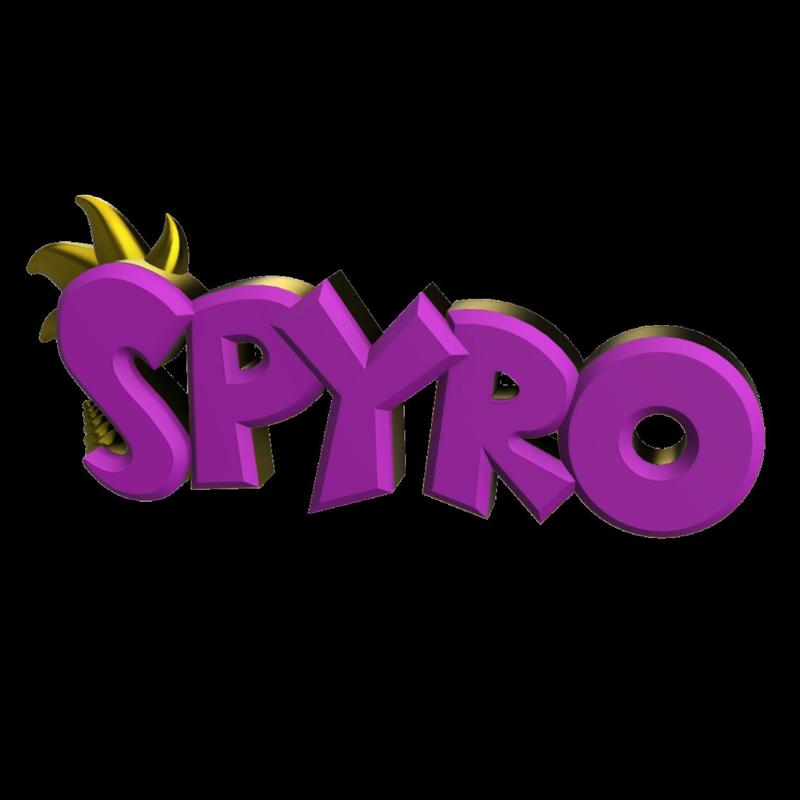 3D MULTICOLOR LOGO/SIGN - Spyro
