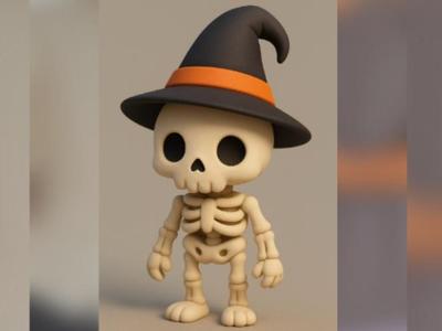 Halloween Skelett