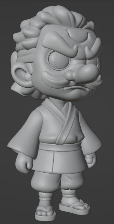 urokodaki chibi - kimetsu no yaiba