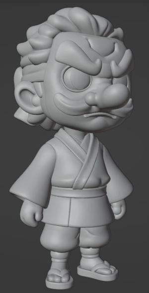 urokodaki chibi - kimetsu no yaiba