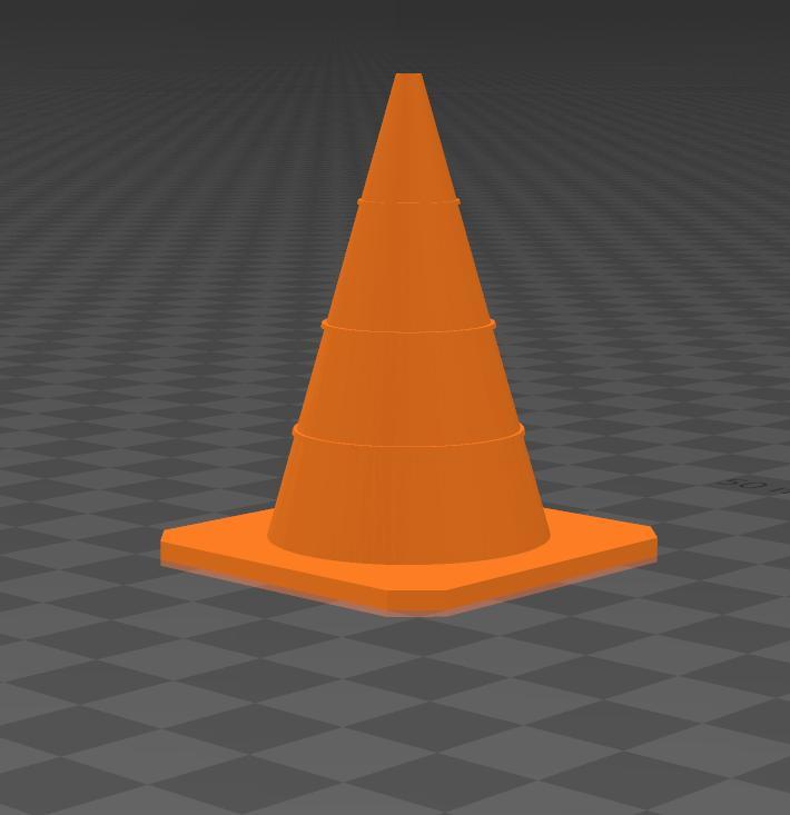traffic cone 1/10