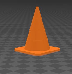 traffic cone 1/10