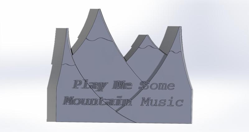 "Play Me Some Mountain Music" sign