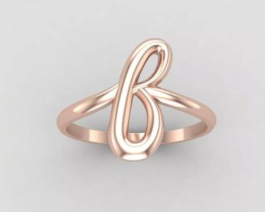 alphabet minimal B ring 78-MW