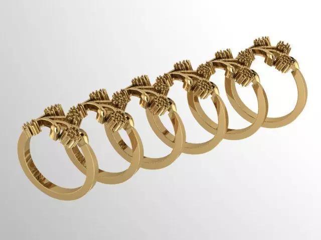 a-109 gold ring with diamonds