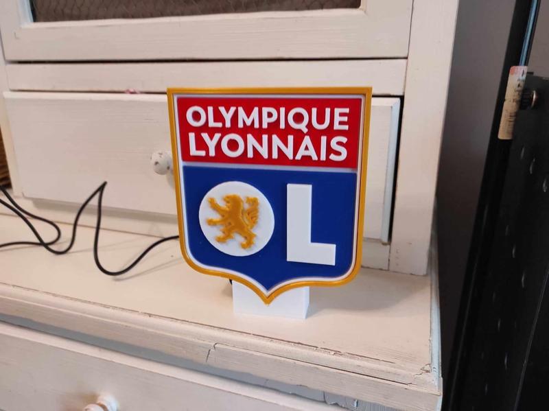 OLYMPIQUE LYONNAIS, OL, SOCCER CLUB, LUMINOUS, LEDS
