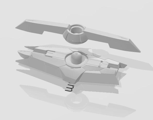 GN Shield 1/144 Astraea Type-X Finsternis (Tipe GN-X)