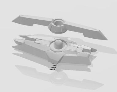 GN Shield 1/144 Astraea Type-X Finsternis (Tipe GN-X)