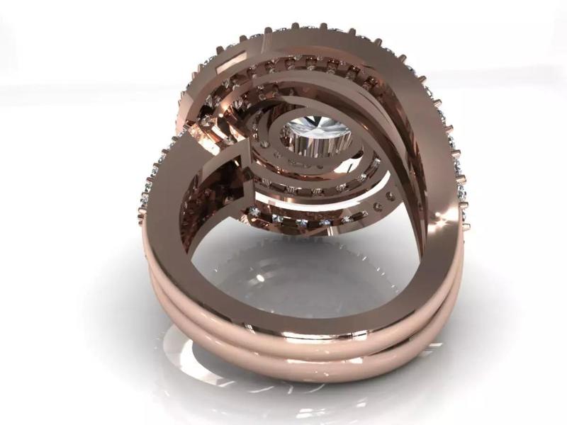 3DM Diamond Ring Shell S001