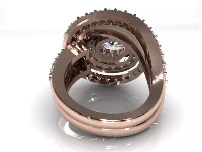 3DM Diamond Ring Shell S001