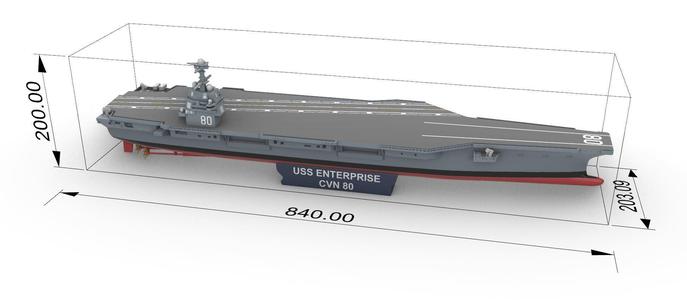 USS Enterprise (CVN-80)   1:400