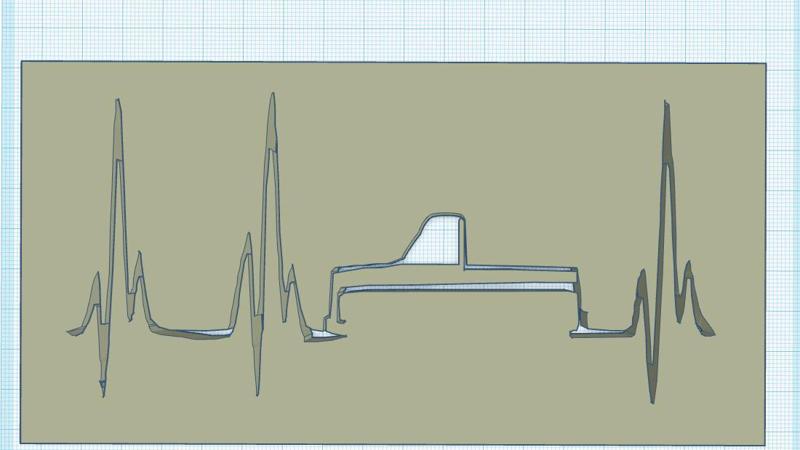 Chevy Squarebody heartbeat Decoration