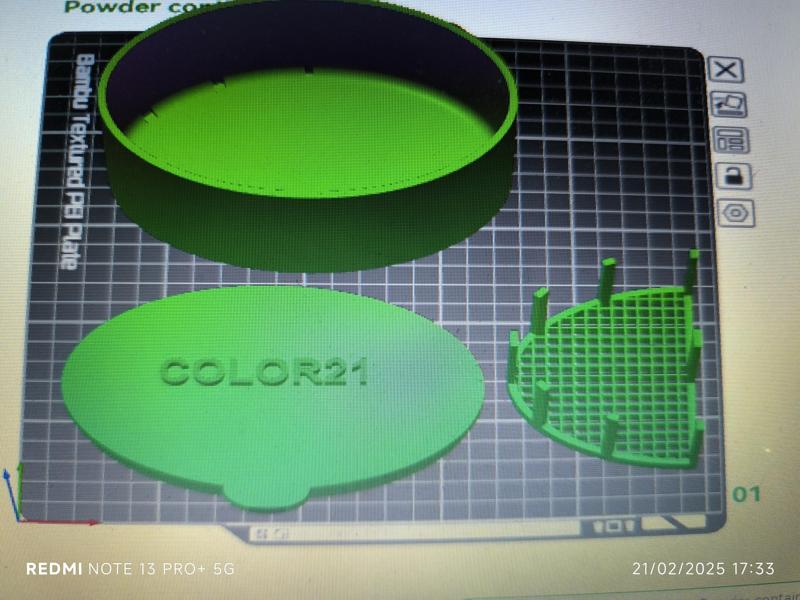 box for cornstarch for polymeric clay