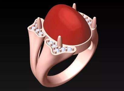 Oval Stone Ring - GN293