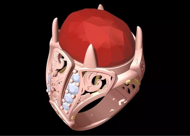 Oval Stone Ring - Diamond Ring - N1220