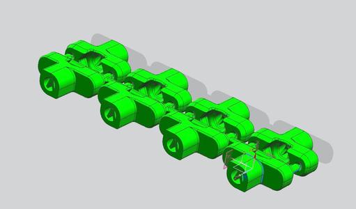 T-nut SKADIS nut M2.5- PRINT IN PLACE MULTI
