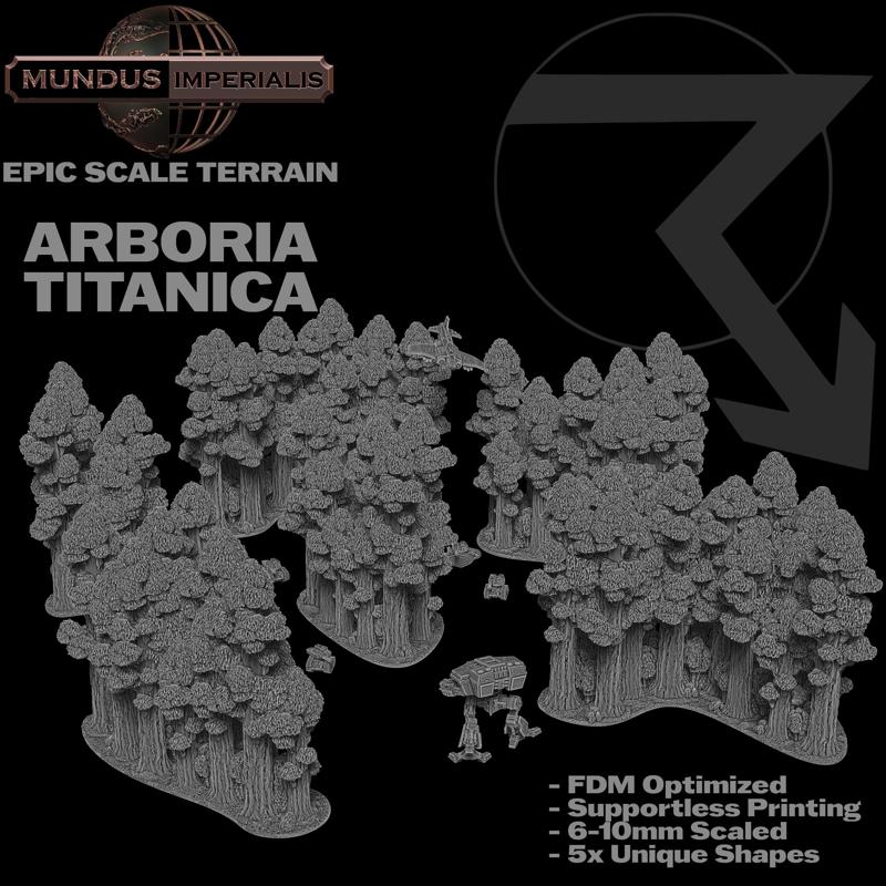 Arboria Titanica, the Forest of Giant Trees (Epic scale terrain)