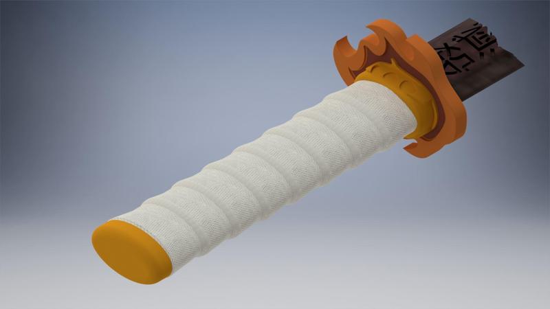 Kimetsu no Yaiba, Rengoku sword, demon slayer