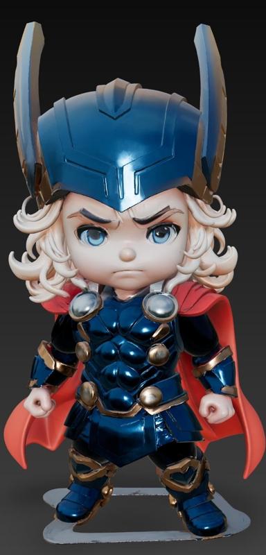 Little Thunder Hero - Chibi Viking Kid