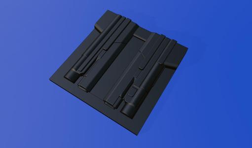 Canik SFR Rival with TLR1 HLX Split Mold vacuum.