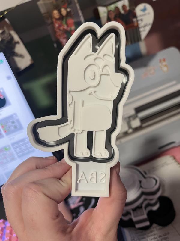 Bluey Freshie Mold - 3D Model Mold Box for Silicone Freshie Moulds