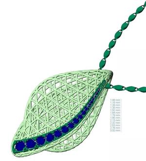 wireframe pendant