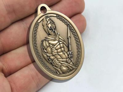 warrior man Ancient Pendant  Necklaces for Men STL