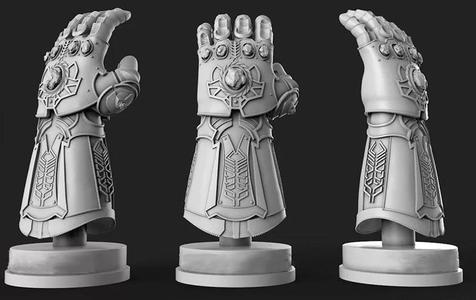 Thanos Infinity Gauntlet 3D model for 3D Printing 3D print model