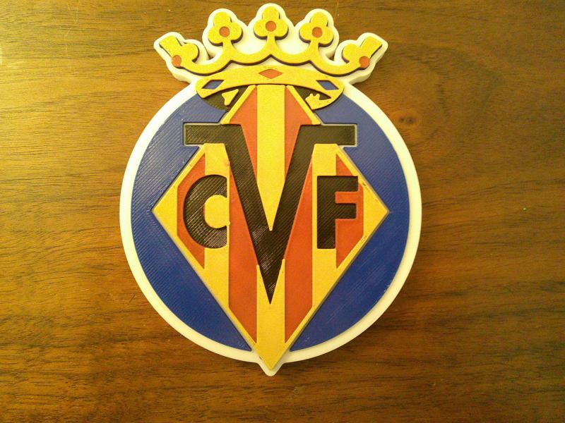 Villarreal CF Logo Coaster or Plaque