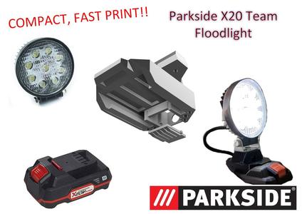 Parkside x20 work lamp compact with LED Light Pods