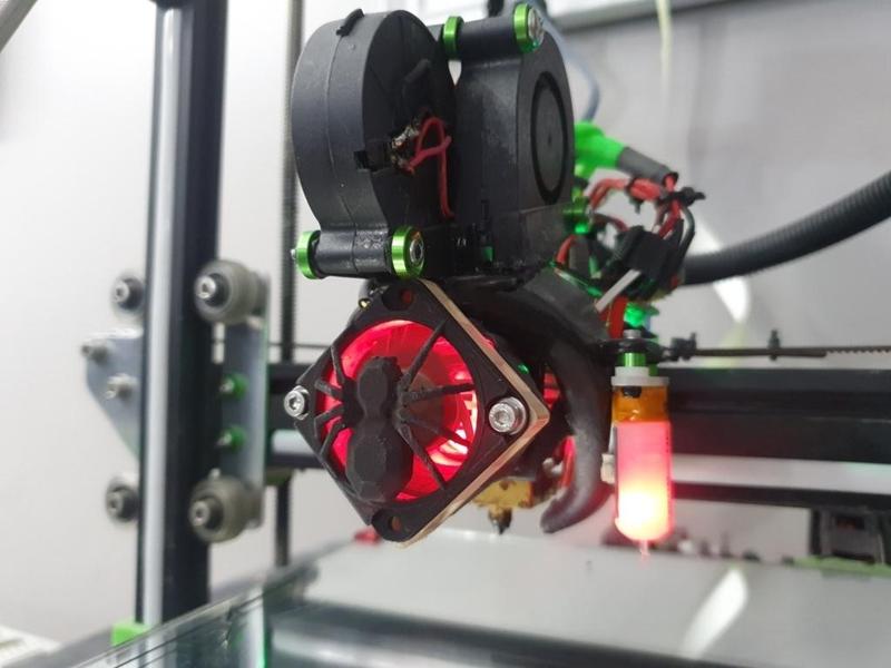 40x40mm Torture Spider Fan Cover - Remix