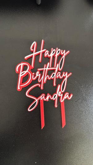 Happy birthday Sandra