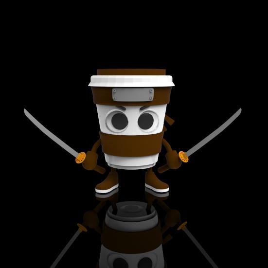 CAPPUCCINO ASSASSINO -- 3D FIGURINE -- SIZE 15CM