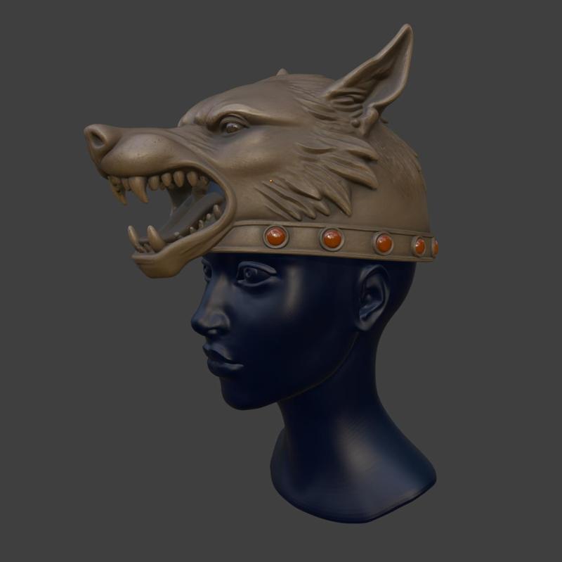 🐺 Wolf Head Helmet