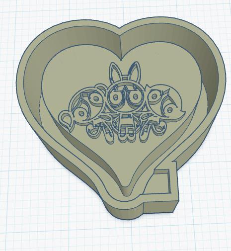 Power puff Girls Freshie Mold