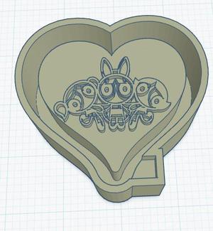 Power puff Girls Freshie Mold