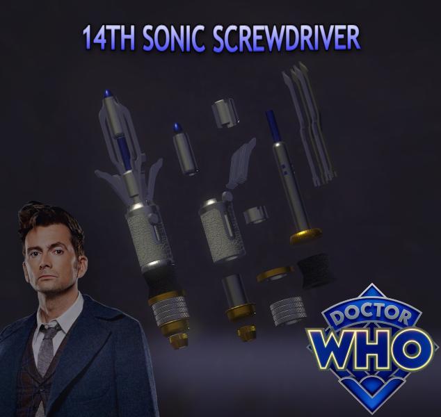 Doctor who Sonic Screwdriver 14th David Tennant