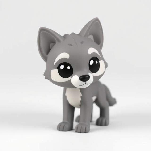 Adorable Mini Wolf