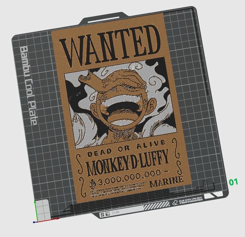 Wanted Luffy Gear 5 Poster